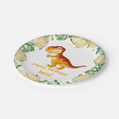 轟音の金ゴールド誕生日驚き! ペーパープレート (アングル)