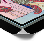 轟音の20代のアールデコファッション ポスター (角)