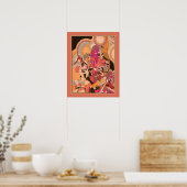 轟音の20代アールデコ ポスター (キッチン)