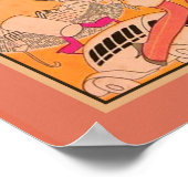 轟音の20代アールデコ ポスター (角)