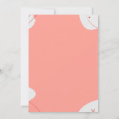 轟音の20年代のお祝い 招待状 (裏面)