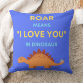 轟音は私が愛する正方形のクッション クッション (ブランケット)