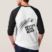 轟音を復活させる – 自分の内面の強さを解き放つ Tシャツ (裏面)