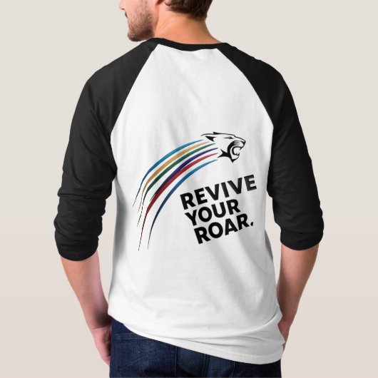 轟音を復活させる – 自分の内面の強さを解き放つ Tシャツ (裏面)