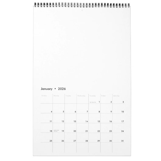 轟音バイキングベア カレンダー (1月 2026)