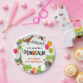 轟音バルーンジャングルパーティー誕生日 ペーパープレート (パーティー)