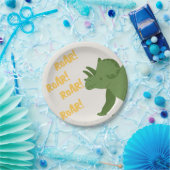 轟音パーティー動物誕生日 ペーパープレート (パーティー)