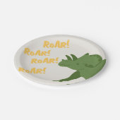 轟音パーティー動物誕生日 ペーパープレート (アングル)