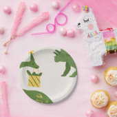 轟音パーティー動物誕生日 ペーパープレート (パーティー)