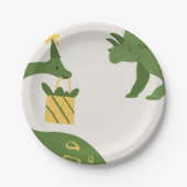 轟音パーティー動物誕生日 ペーパープレート (正面)