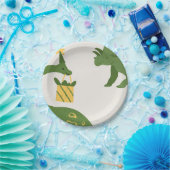 轟音パーティー動物誕生日 ペーパープレート (パーティー)