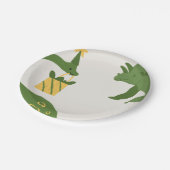 轟音パーティー動物誕生日 ペーパープレート (アングル)