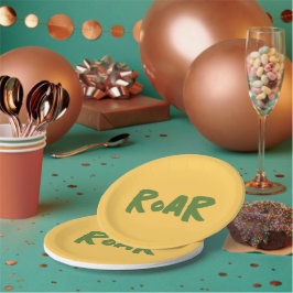 轟音パーティー動物誕生日 ペーパープレート