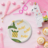 轟音パーティー動物誕生日 ペーパープレート (パーティー)