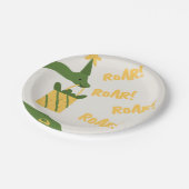 轟音パーティー動物誕生日 ペーパープレート (アングル)