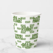 轟音パーティー動物誕生日 紙コップ (正面)