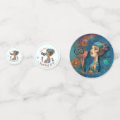 轟音20のアールデコブルー コンフェッティ (正面)