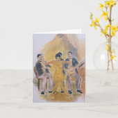 轟音20エンティスノートカードデザイン カード (黄色い花)