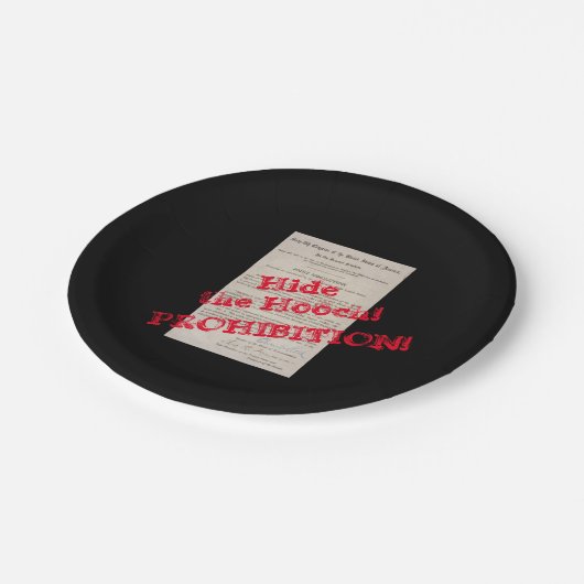 轟音20人のスピーカー禁酒法 ペーパープレート (アングル)