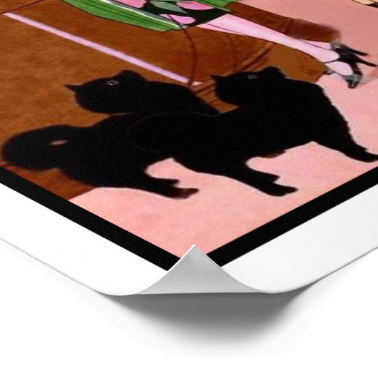 轟音20代レディースファッション ポスター (角)