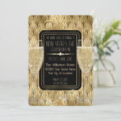 轟音20代金ゴールドニューイヤーズイブシャンパーニュ 招待状 (スタンド正面)