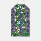 轟音！恐竜の誕生日パーティーの好意 ギフトタグ (裏面)