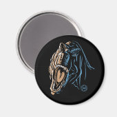 轟音Tレックス丸磁石 マグネット (正面/裏面)