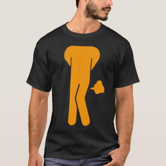 辛いタイ料理に注意 ⚠ 面白いサイン: トイレ ⚠ Tシャツ (正面)