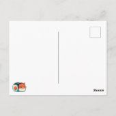 辛いマグロの猫 – マグロのリフな美味しさと辛さ ポストカード (裏面)