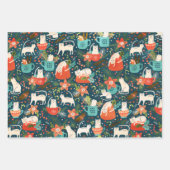 辛い子猫 ラッピングペーパーシート (正面)