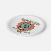 辛い時もあるけど、もっとひどくなるよ - 面白い漫画 爆弾 ペーパープレート (アングル)