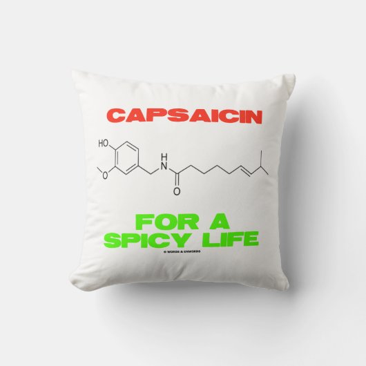 辛い生命化学構造用カプサイシン クッション (正面)