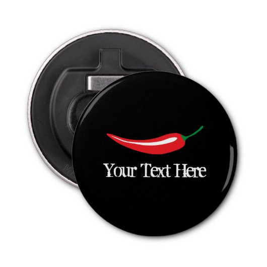 辛い赤唐辛子丸ボトル 栓抜き (正面)