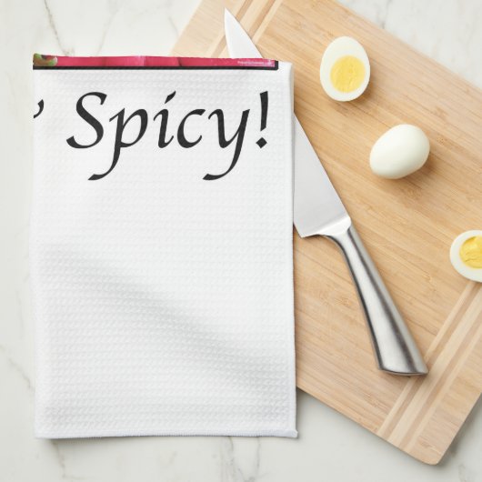 辛い赤唐辛子 キッチンタオル (四つ折り)