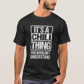 辛い食べ物が分からない辛いこと Tシャツ (正面)