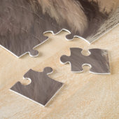 辛うじて目を覚ましグリーベアーコーヒーを飲む ジグソーパズル (側面)