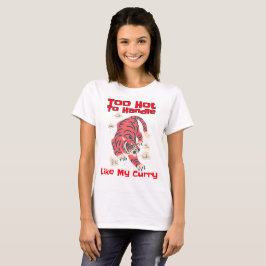 辛すぎ注意 カレー好き Tシャツ