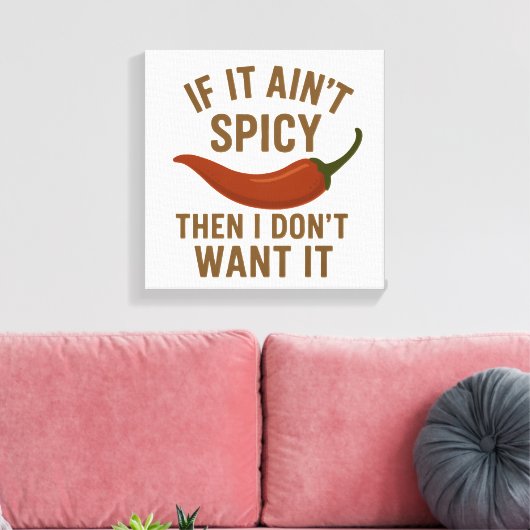 🔥辛もしくない、嫌だ キャンバスプリント (インサイチュ (リビング))