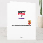 辛味褒めあいさつカード サンキューカード (裏面)