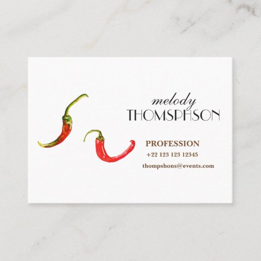 辛子  名刺 (正面)