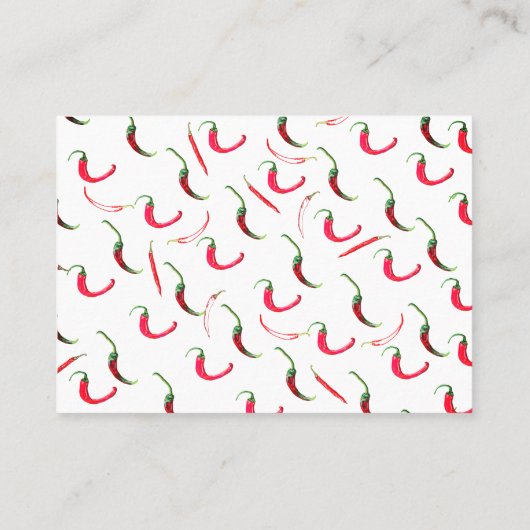 辛子  名刺 (裏面)