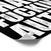 辛抱してください、私は自閉症を持っています - ユーモアのある表現 ポスター (角)