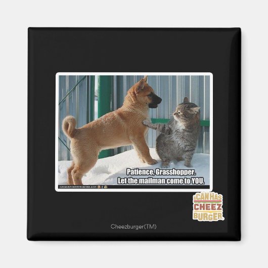 辛抱だよ、グラスパー。 マグネット (正面)