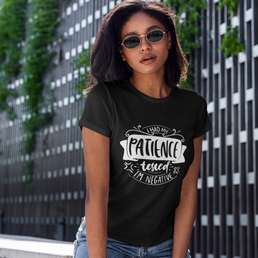 辛抱強い母親おもしろいを試した Tシャツ