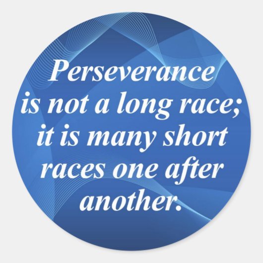 辛抱強い ラウンドシール (正面)