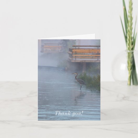 辛抱強く待っているサンキューカード サンキューカード (正面)