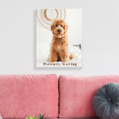 辛抱強く待っている キャンバスプリント (インサイチュ (リビング))