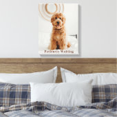 辛抱強く待っている キャンバスプリント (インサイチュ (寝室))