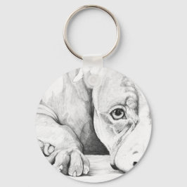 辛抱強く待っている キーホルダー