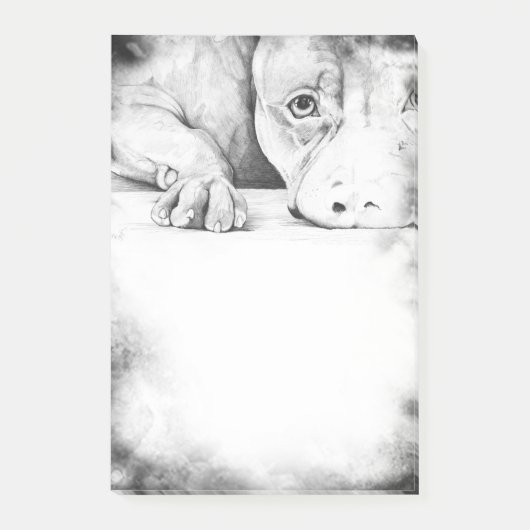 辛抱強く待っている ポストイット (正面)